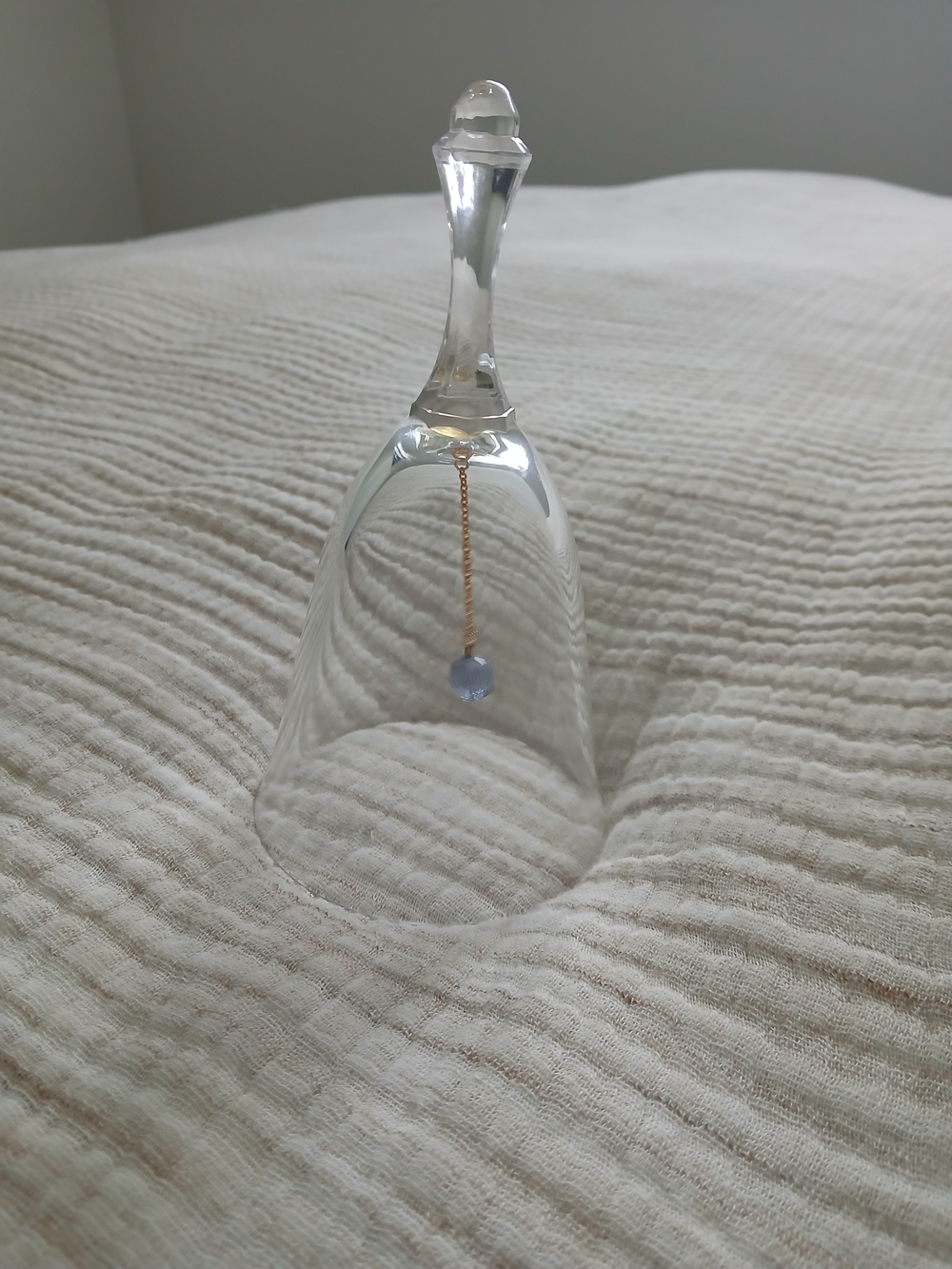 Vintage Avon 24% Full Lead Crystal Bell December